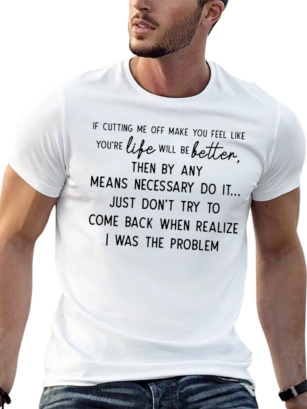 Cutting Me Off Graphic Tee