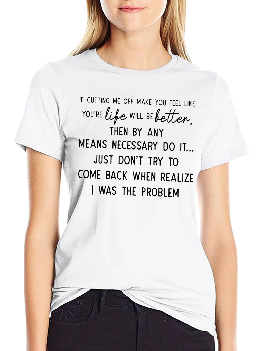 Cutting Me Off Graphic Tee