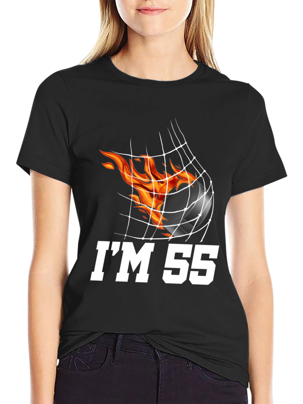 Hockey Fan Birthday T-Shirt - Im 55