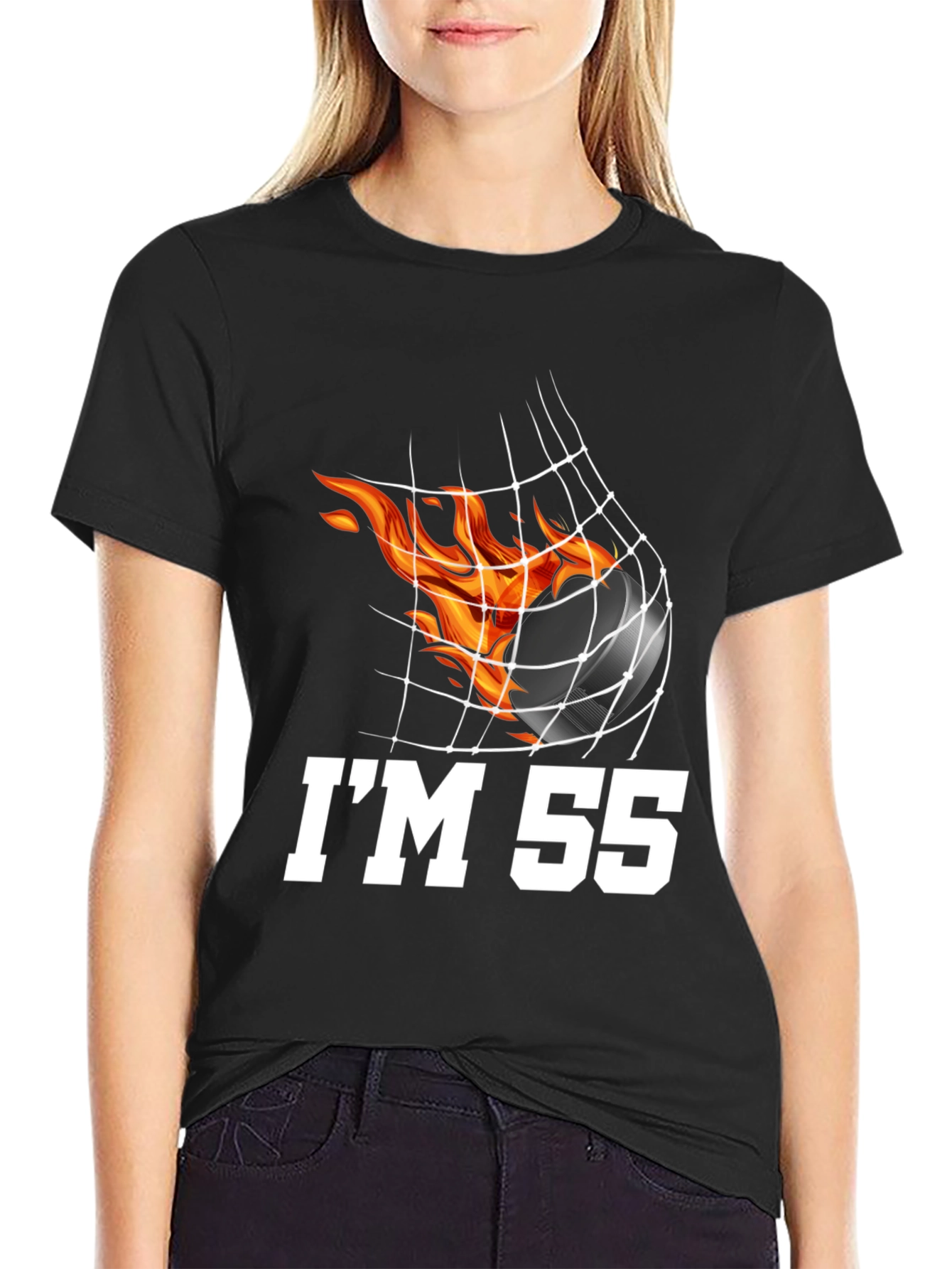 Hockey Fan Birthday T-Shirt - Im 55
