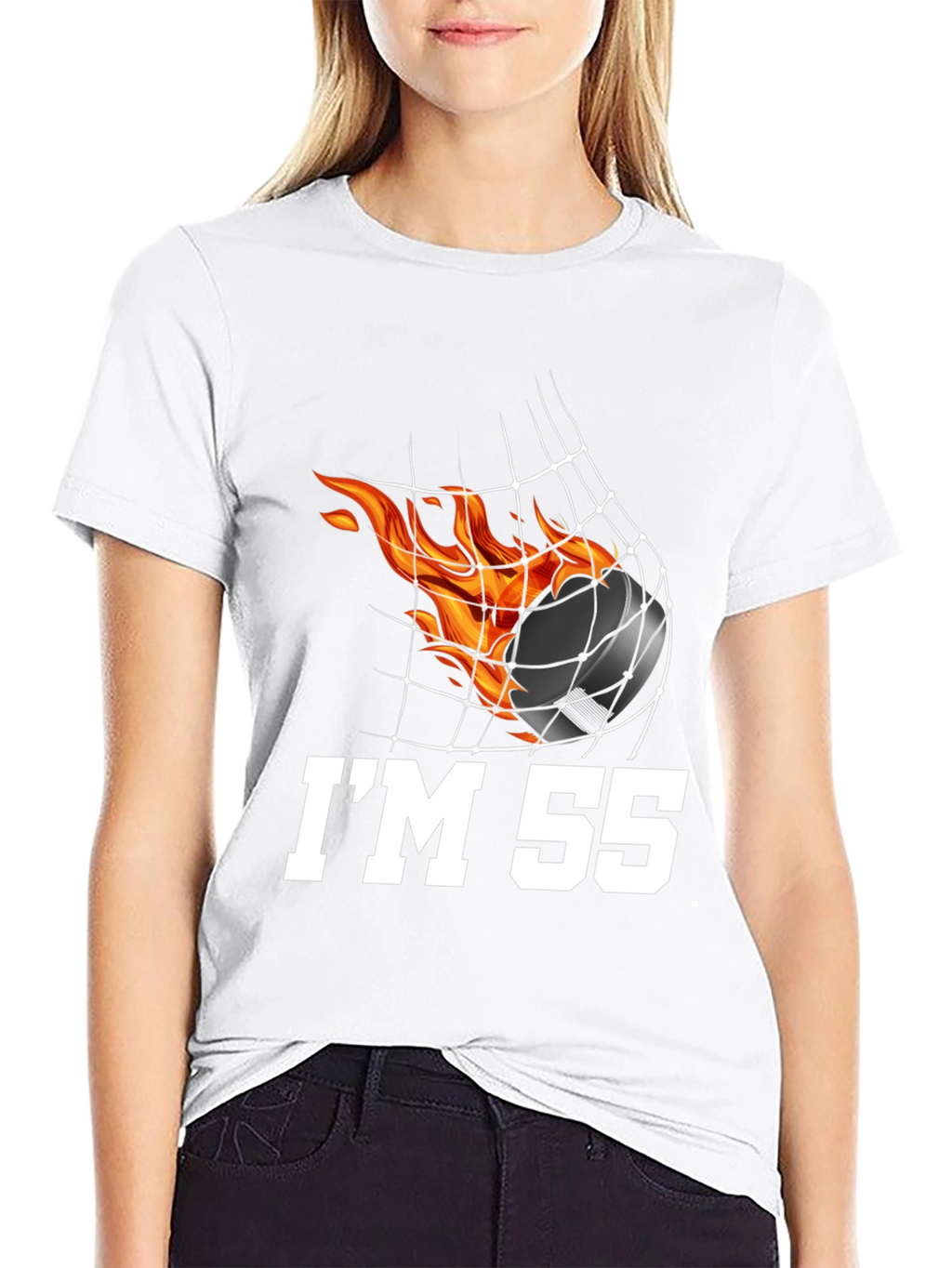 Hockey Fan Birthday T-Shirt - Im 55