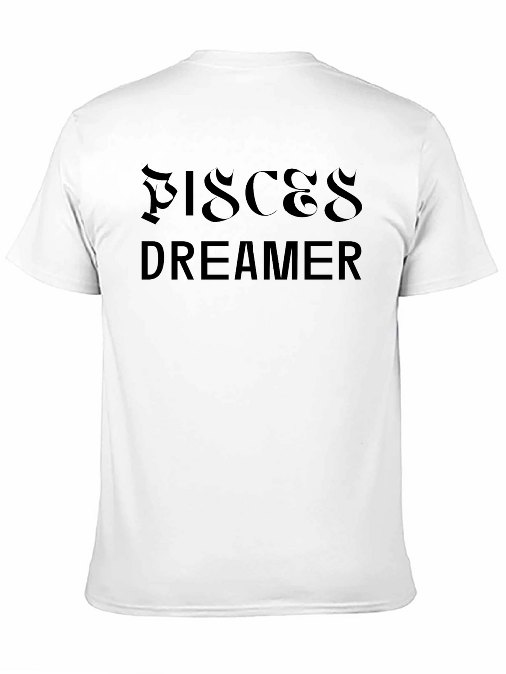 Pisces Dreamer Black Graphic Tee
