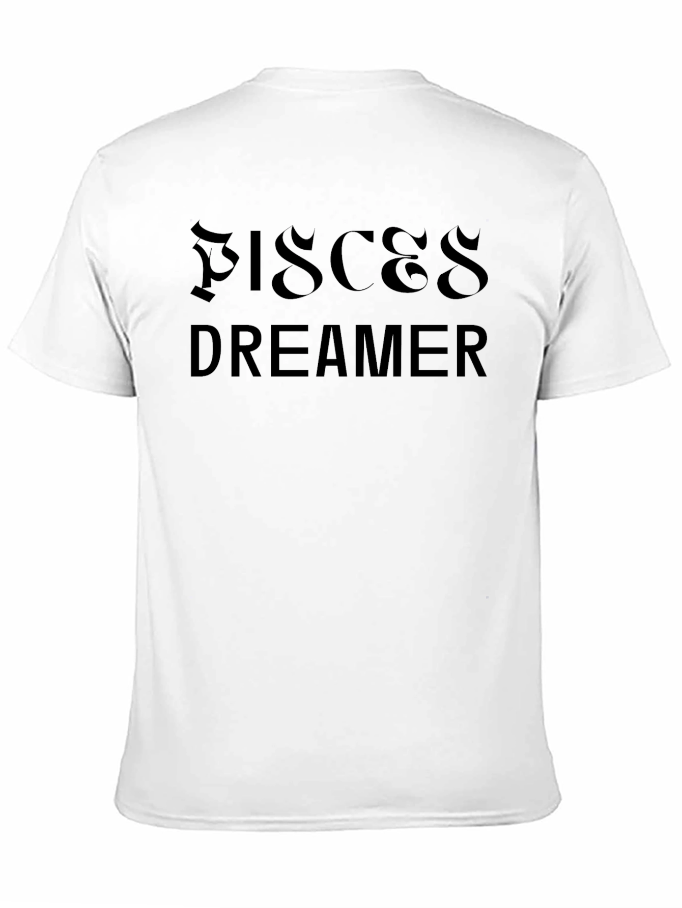 Pisces Dreamer Black Graphic Tee