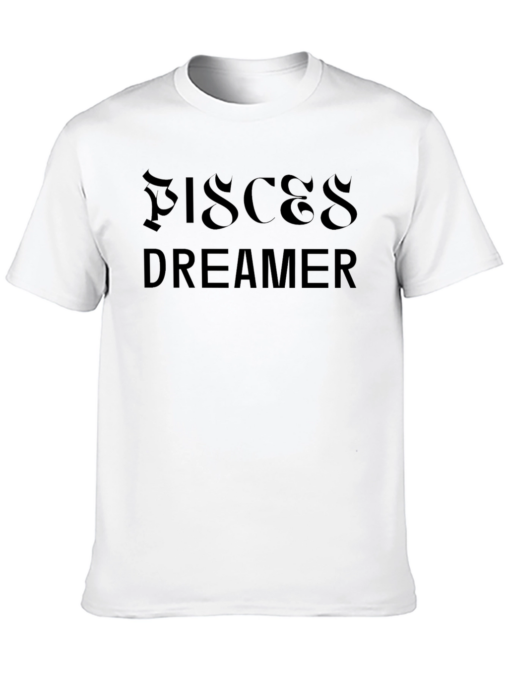 Pisces Dreamer Black Graphic Tee