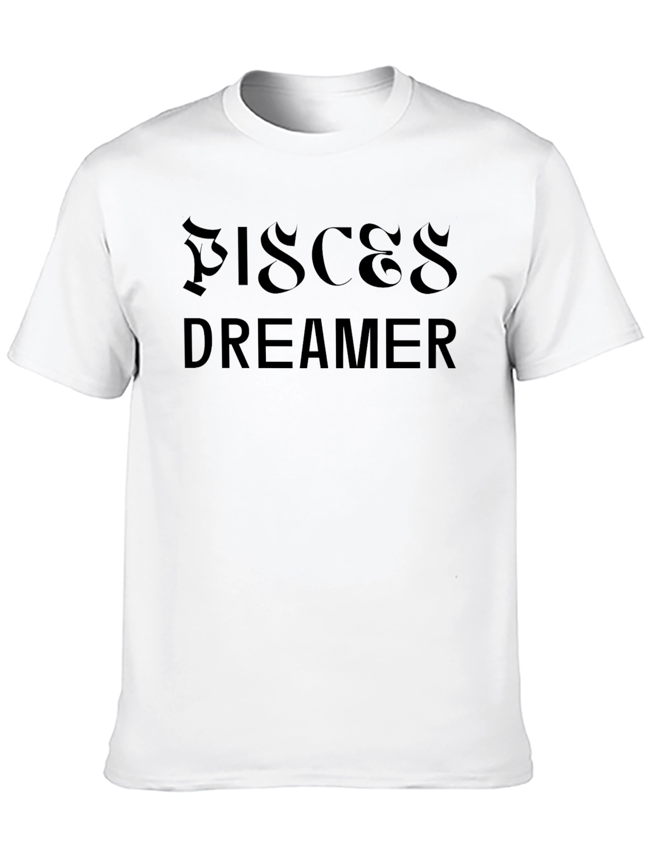 Pisces Dreamer Black Graphic Tee