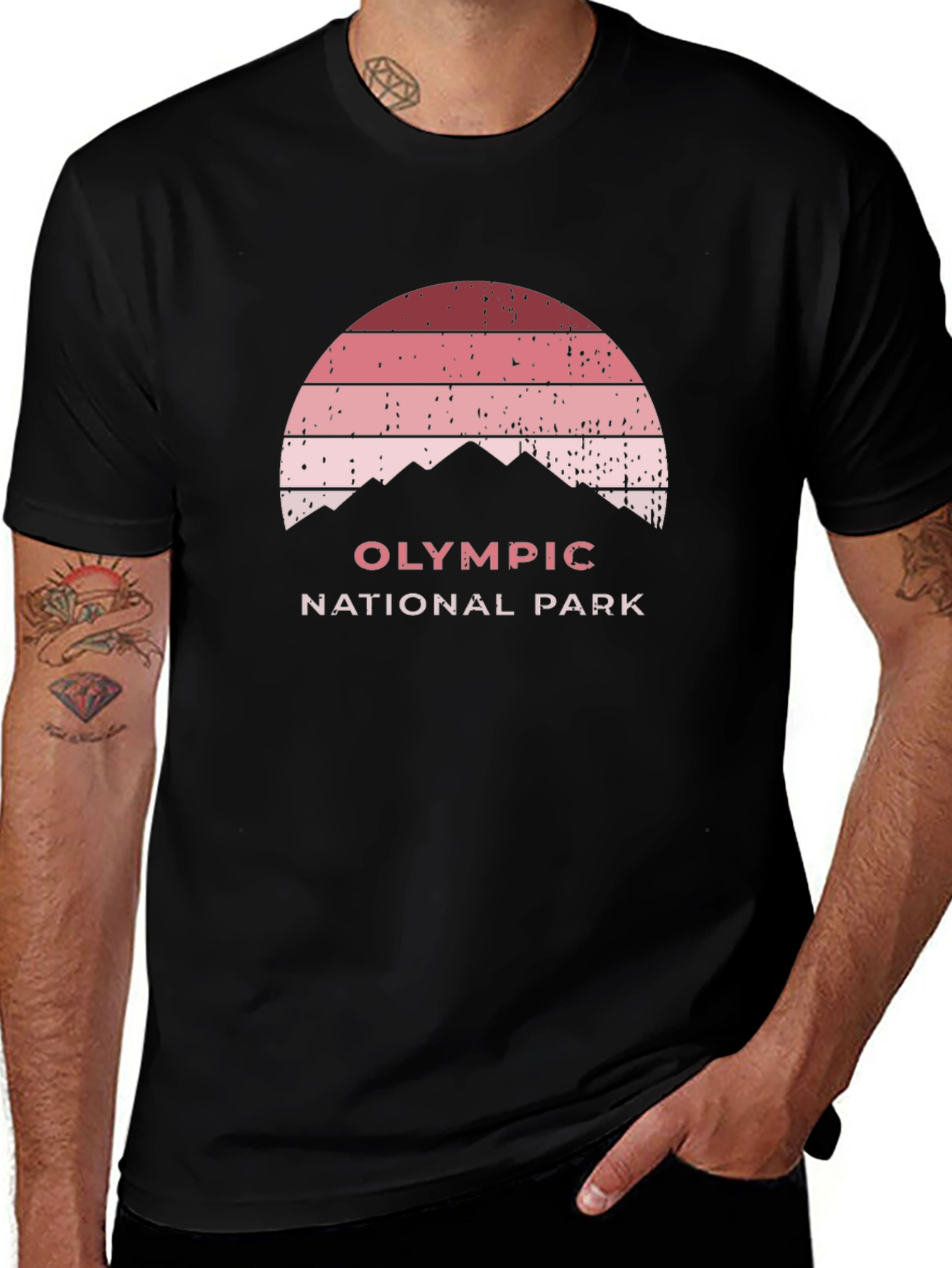 Olympic National Park Sunset Tee