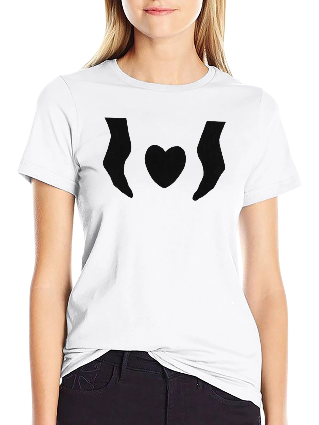 Simple Black Graphic T-Shirt