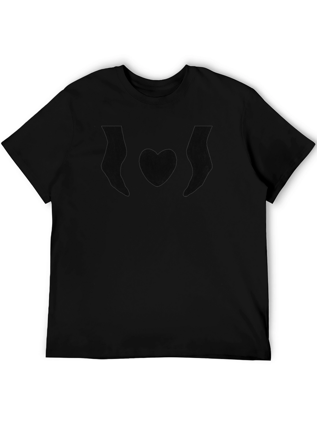 Simple Black Graphic T-Shirt