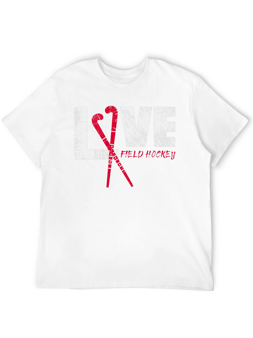 Love Field Hockey Black Graphic Tee
