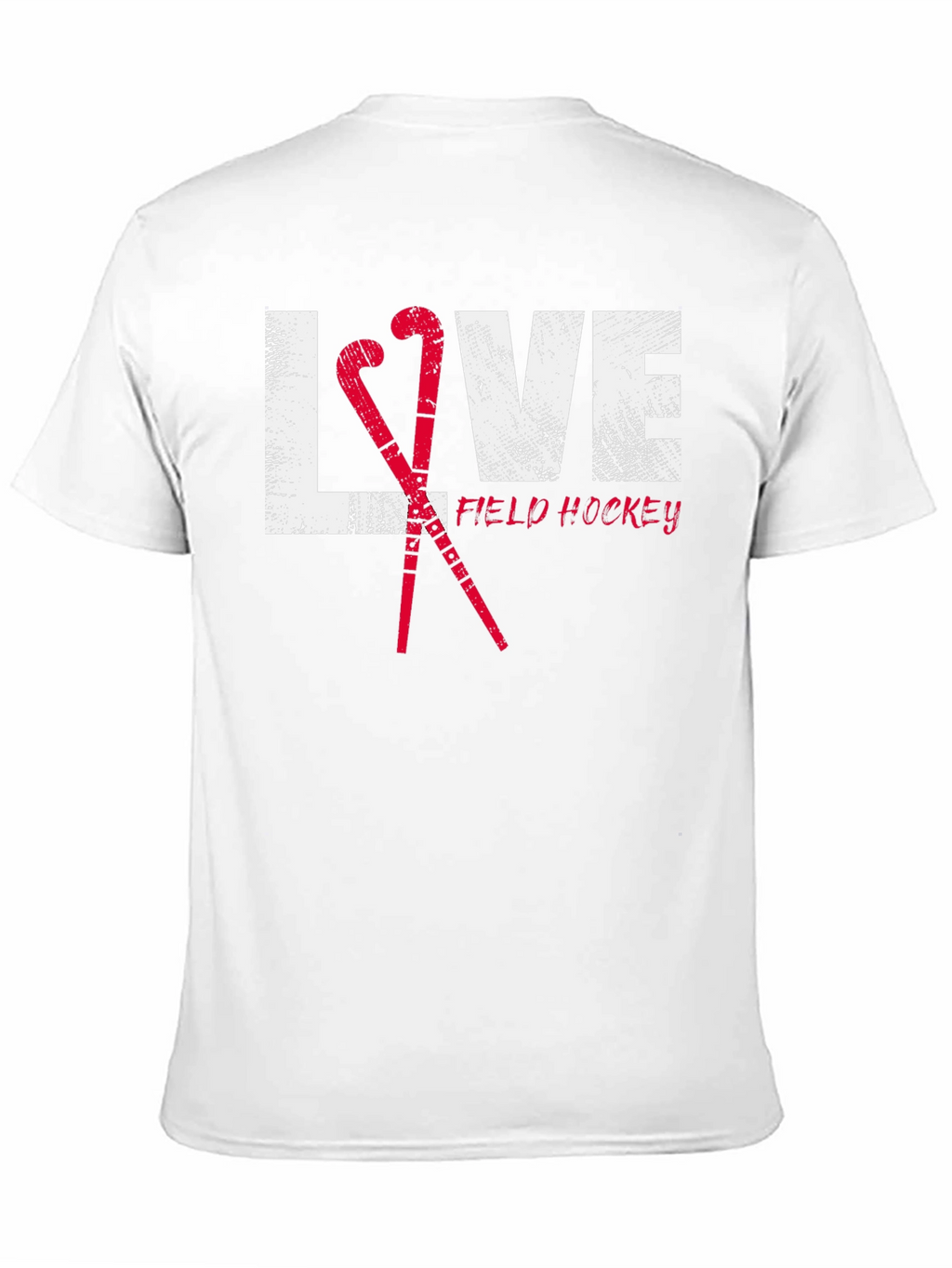 Love Field Hockey Black Graphic Tee