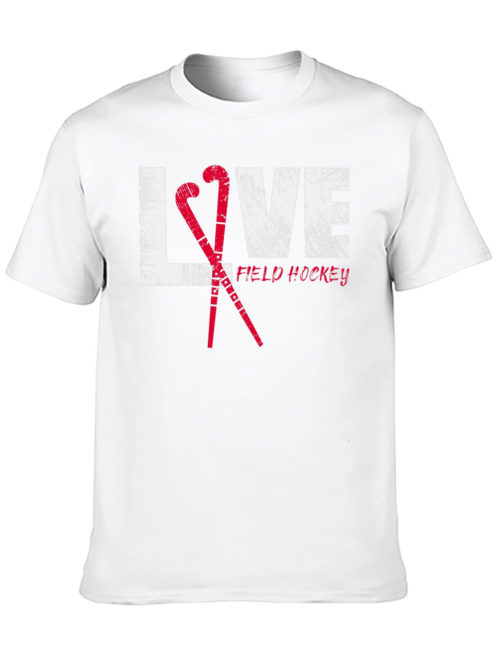 Love Field Hockey Black Graphic Tee