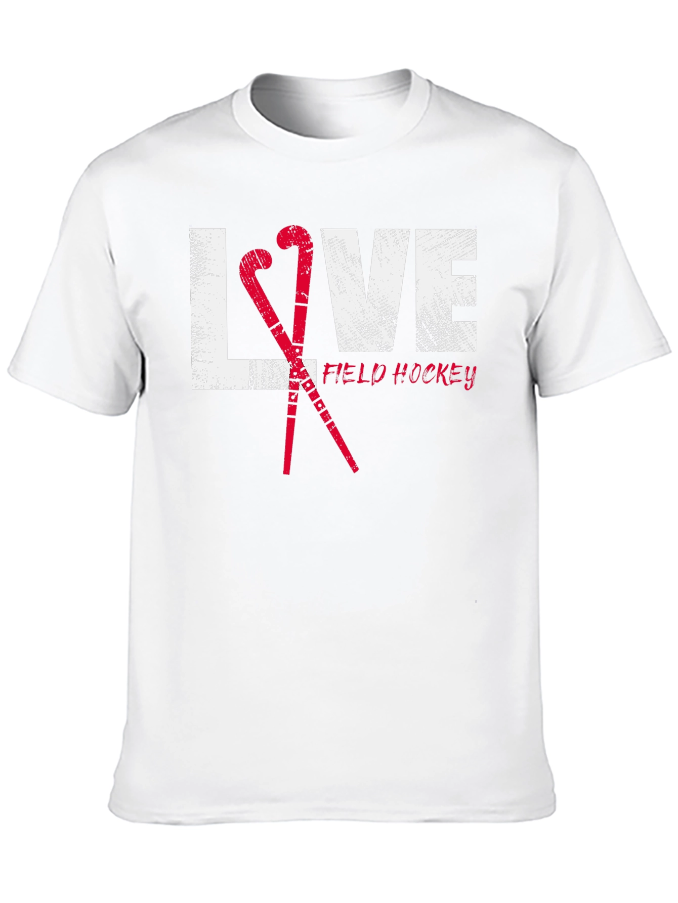 Love Field Hockey Black Graphic Tee
