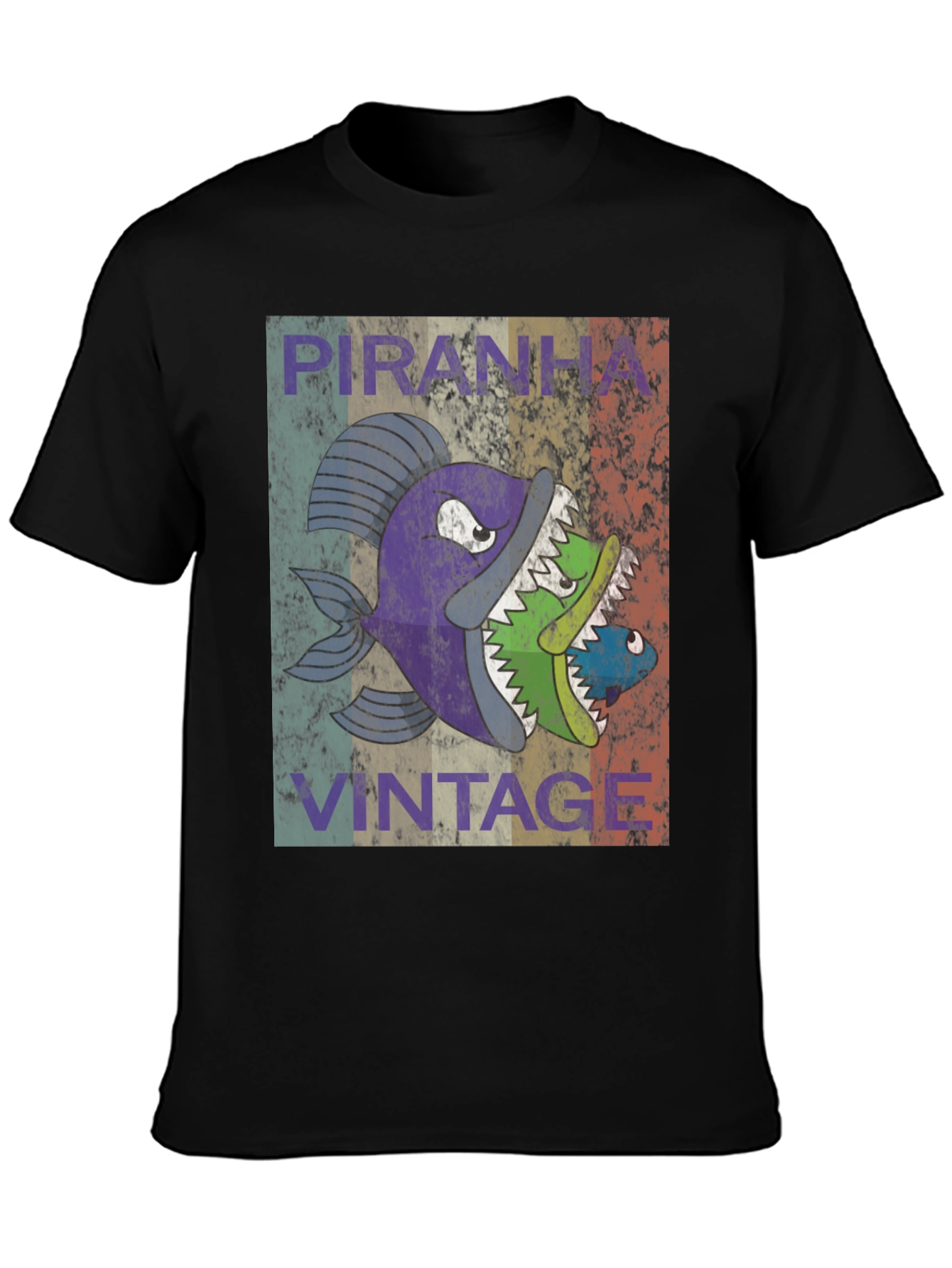 Piranha Vintage Graphic T-Shirt