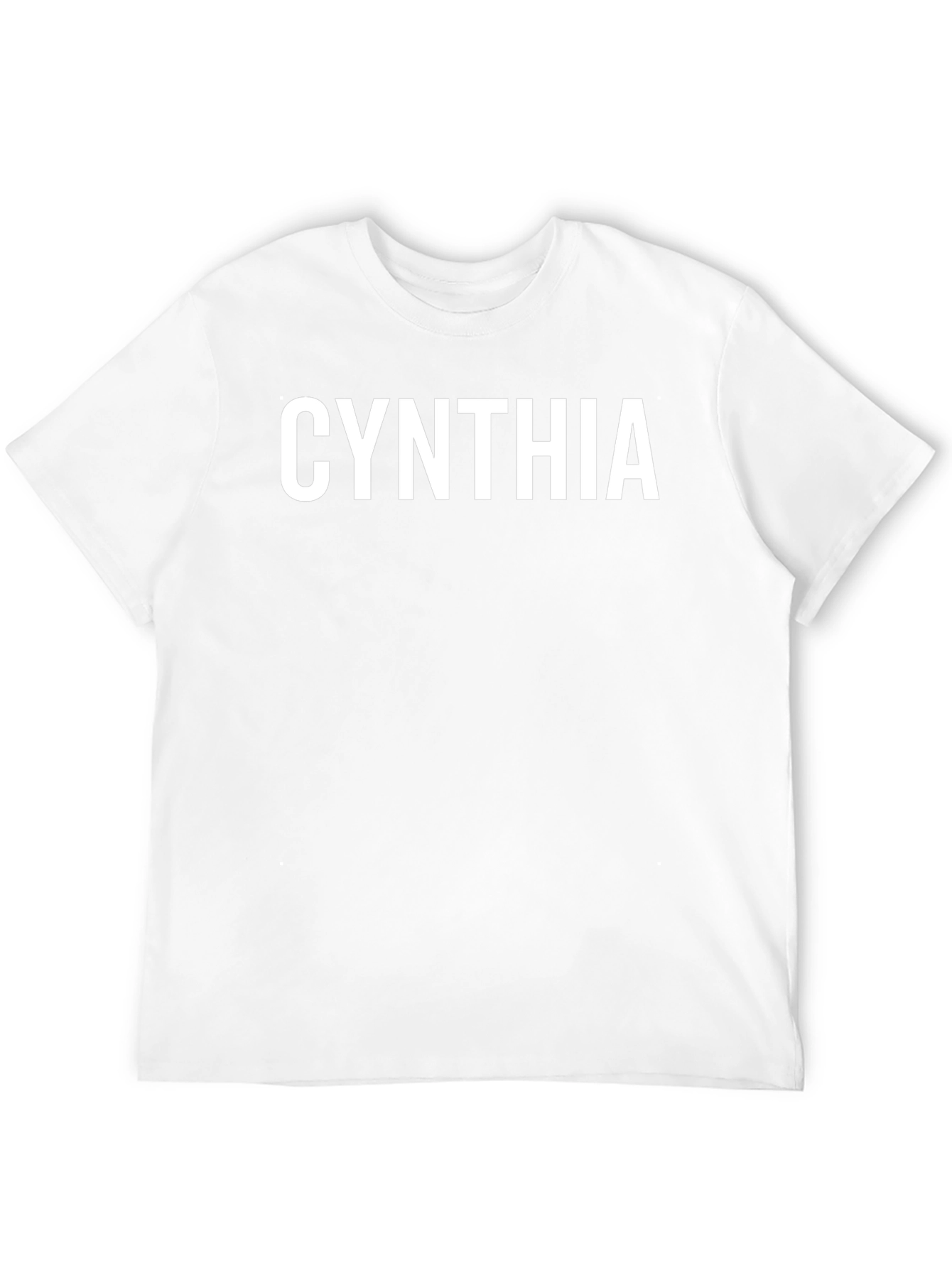 Cynthia Graphic T-Shirt - Black Crew Neck Tee