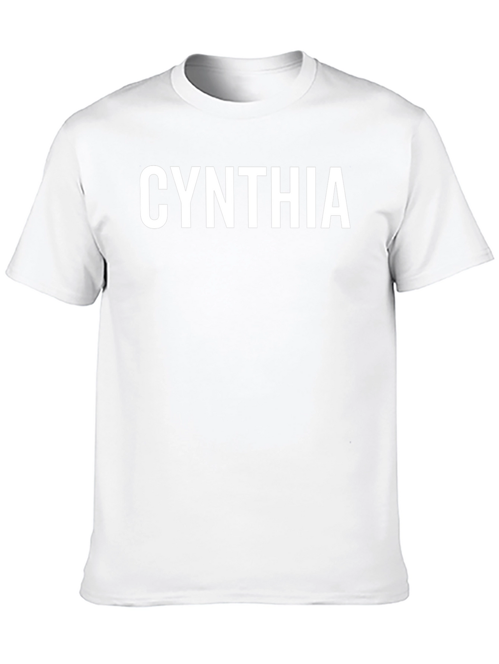 Cynthia Graphic T-Shirt - Black Crew Neck Tee