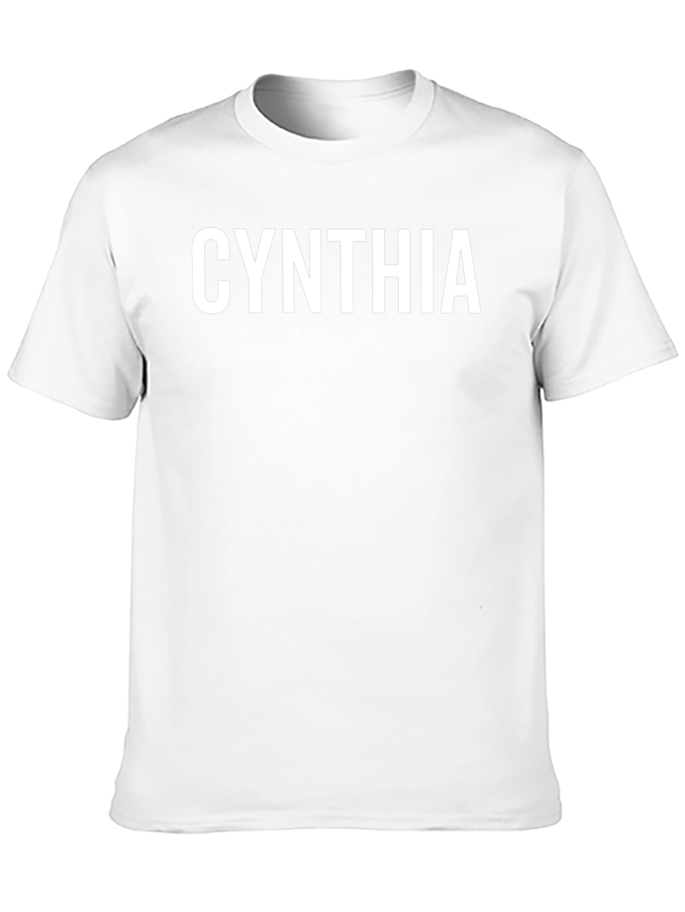 Cynthia Graphic T-Shirt - Black Crew Neck Tee