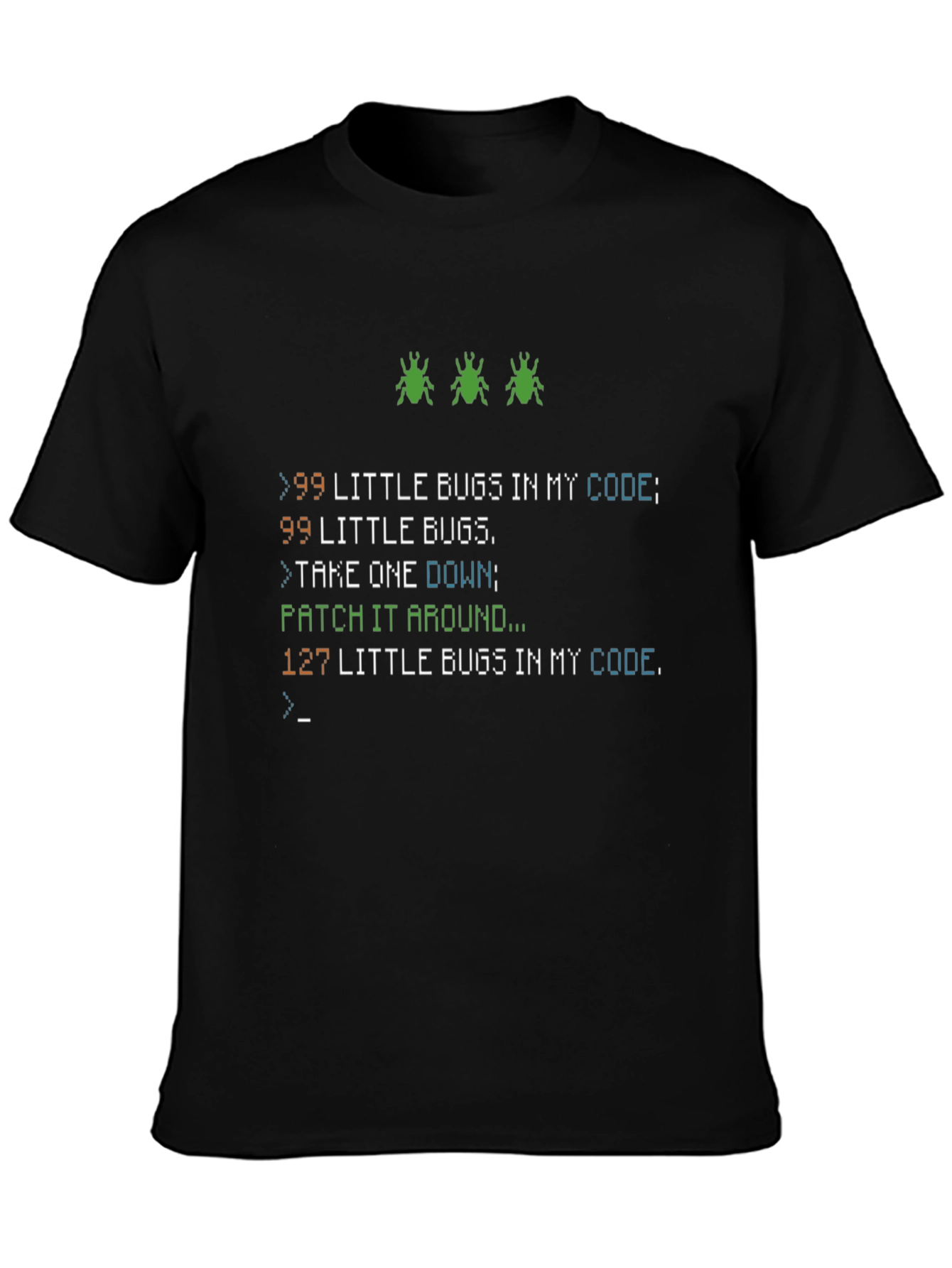 Funny Programmer T-Shirt: 99 Bugs in Code