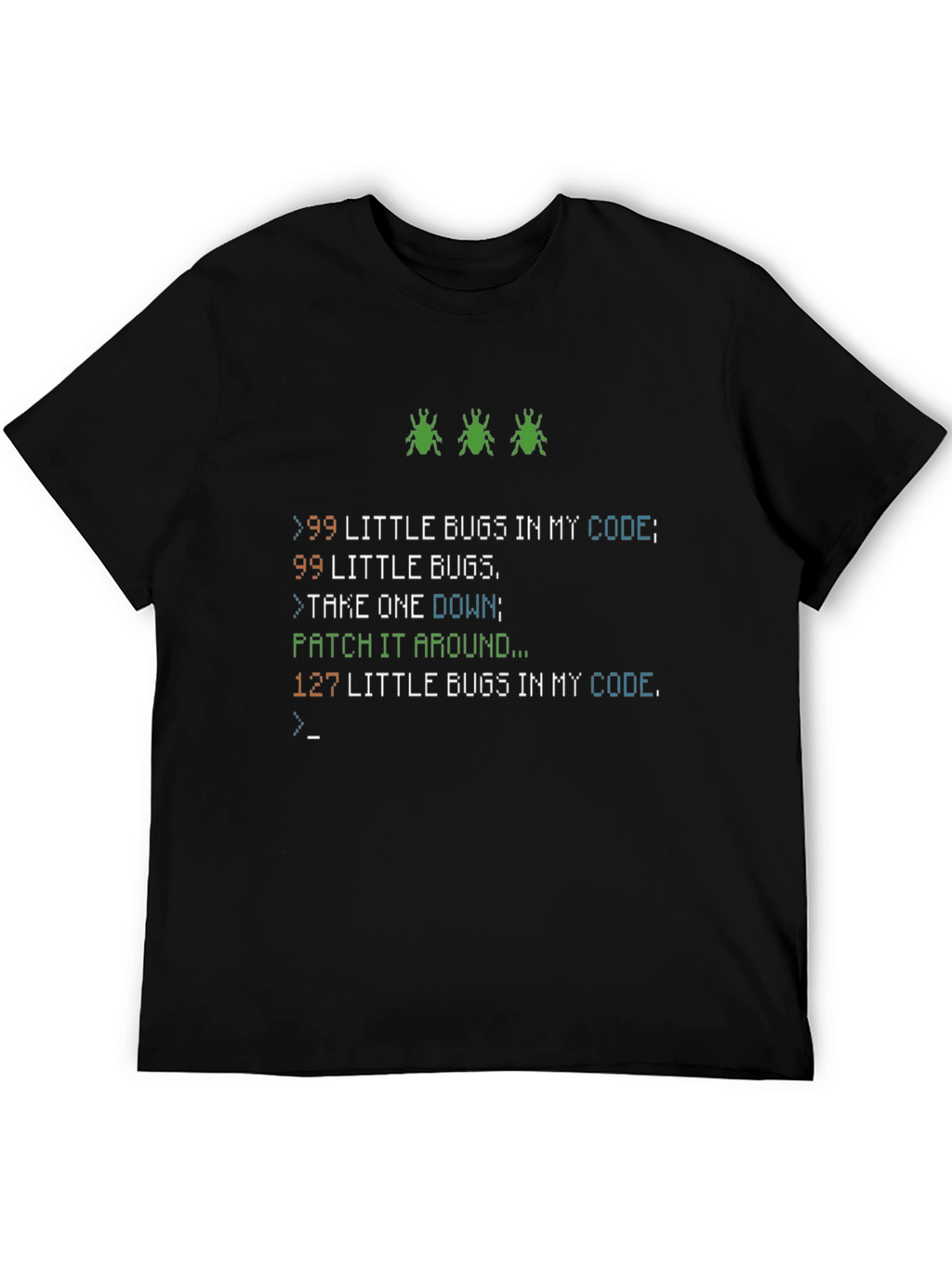 Funny Programmer T-Shirt: 99 Bugs in Code
