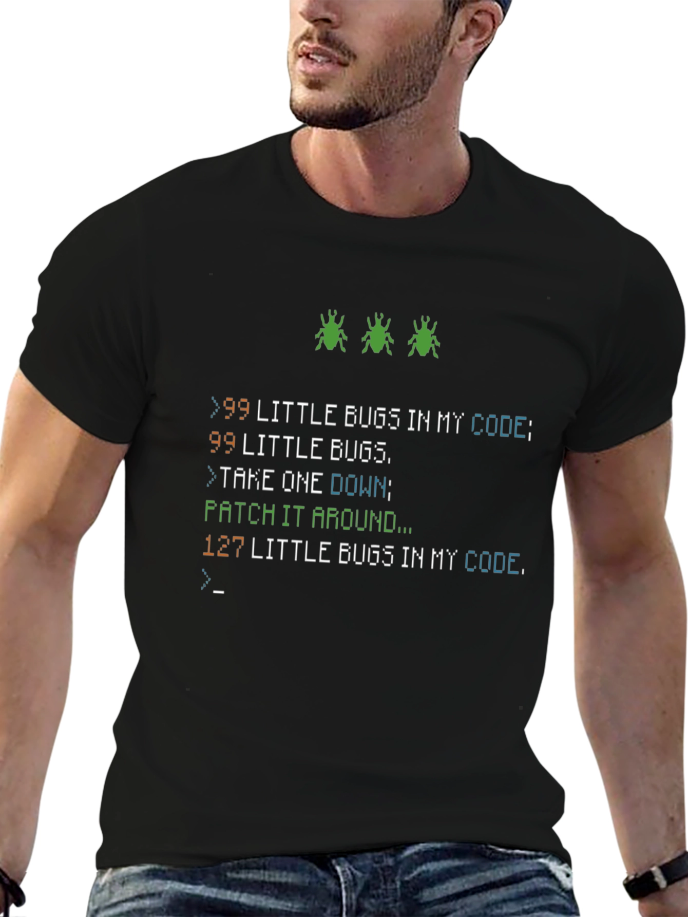 Funny Programmer T-Shirt: 99 Bugs in Code