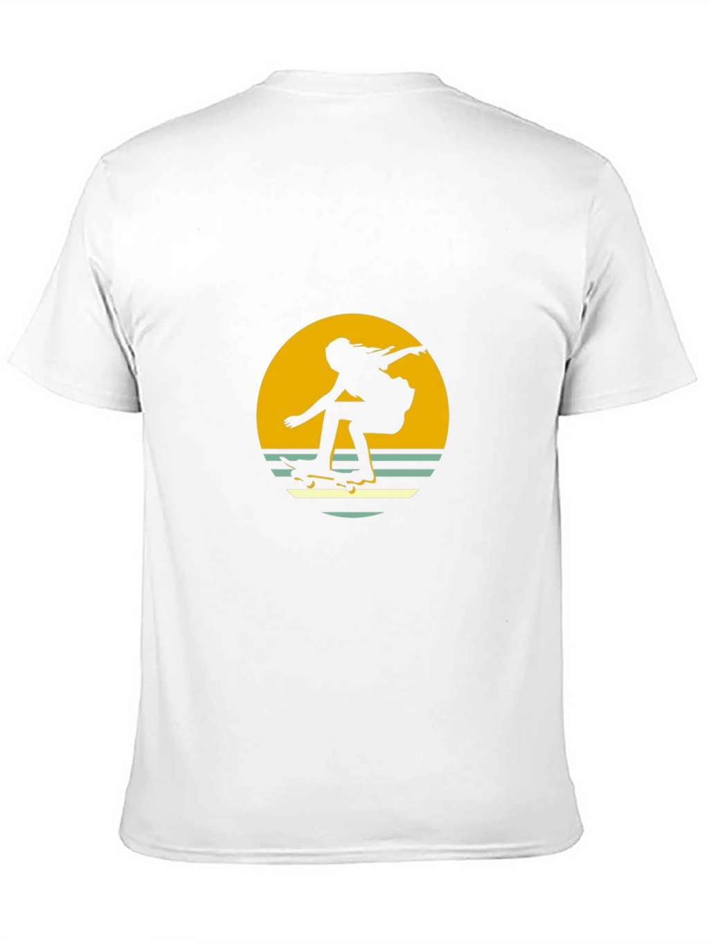 Retro Skater Graphic Tee - Black
