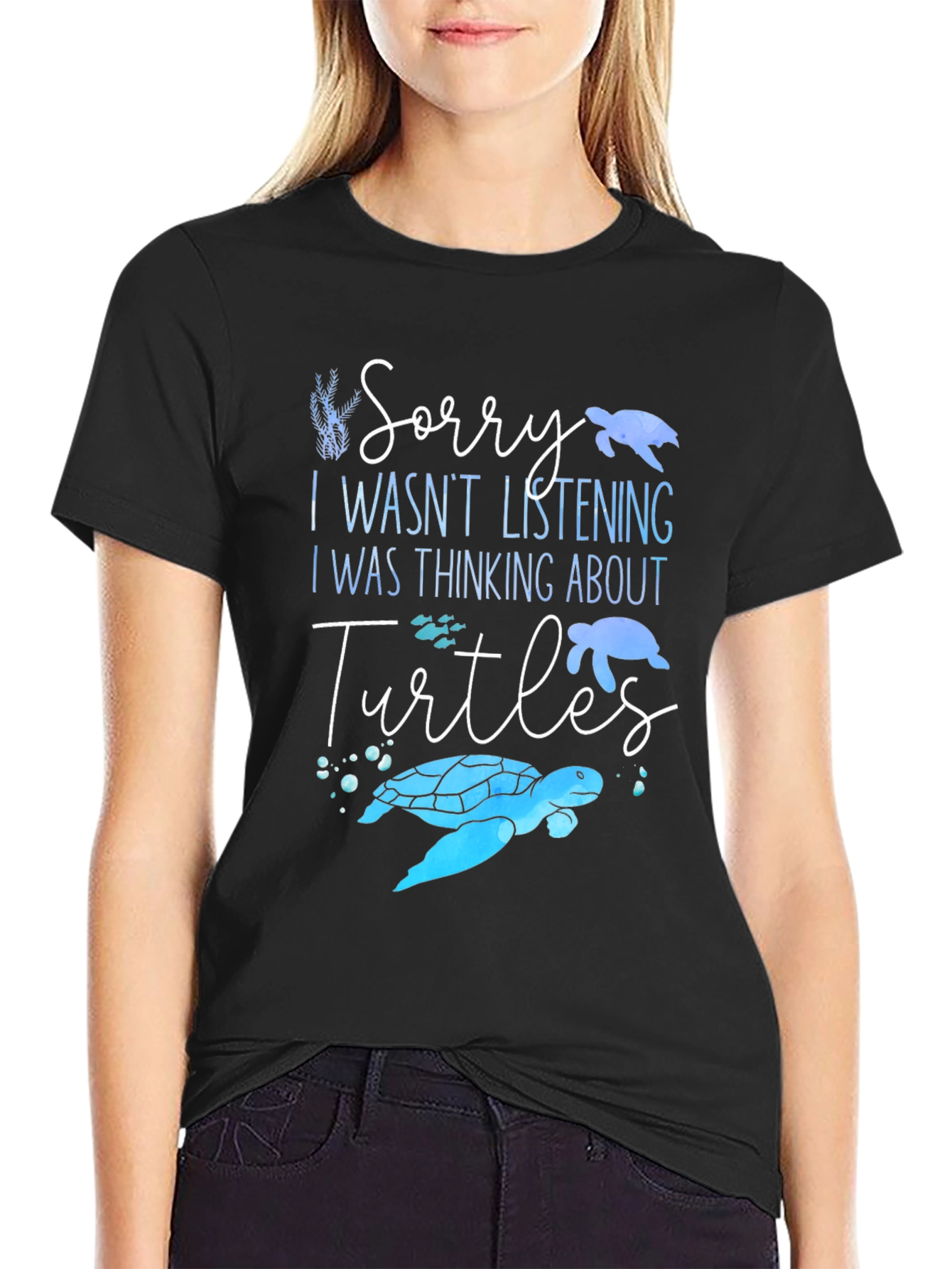 Turtle Lover T-Shirt - Sorry I Wasnt Listening