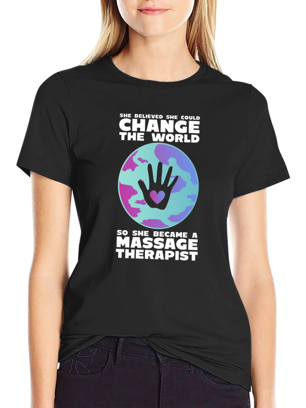Massage Therapist Change the World T-Shirt
