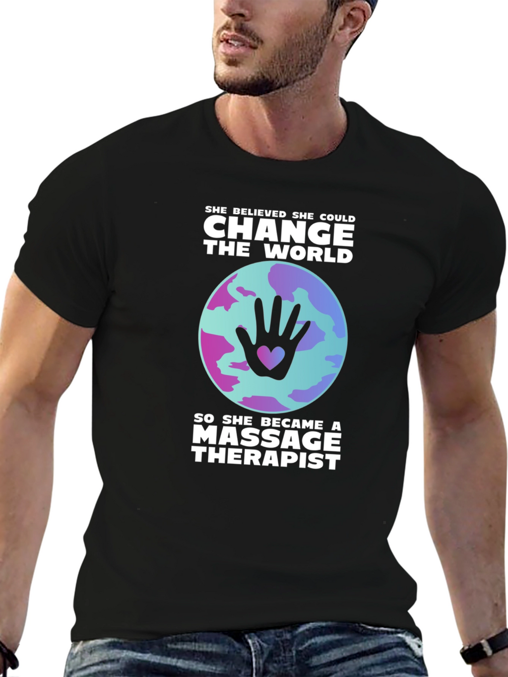 Massage Therapist Change the World T-Shirt