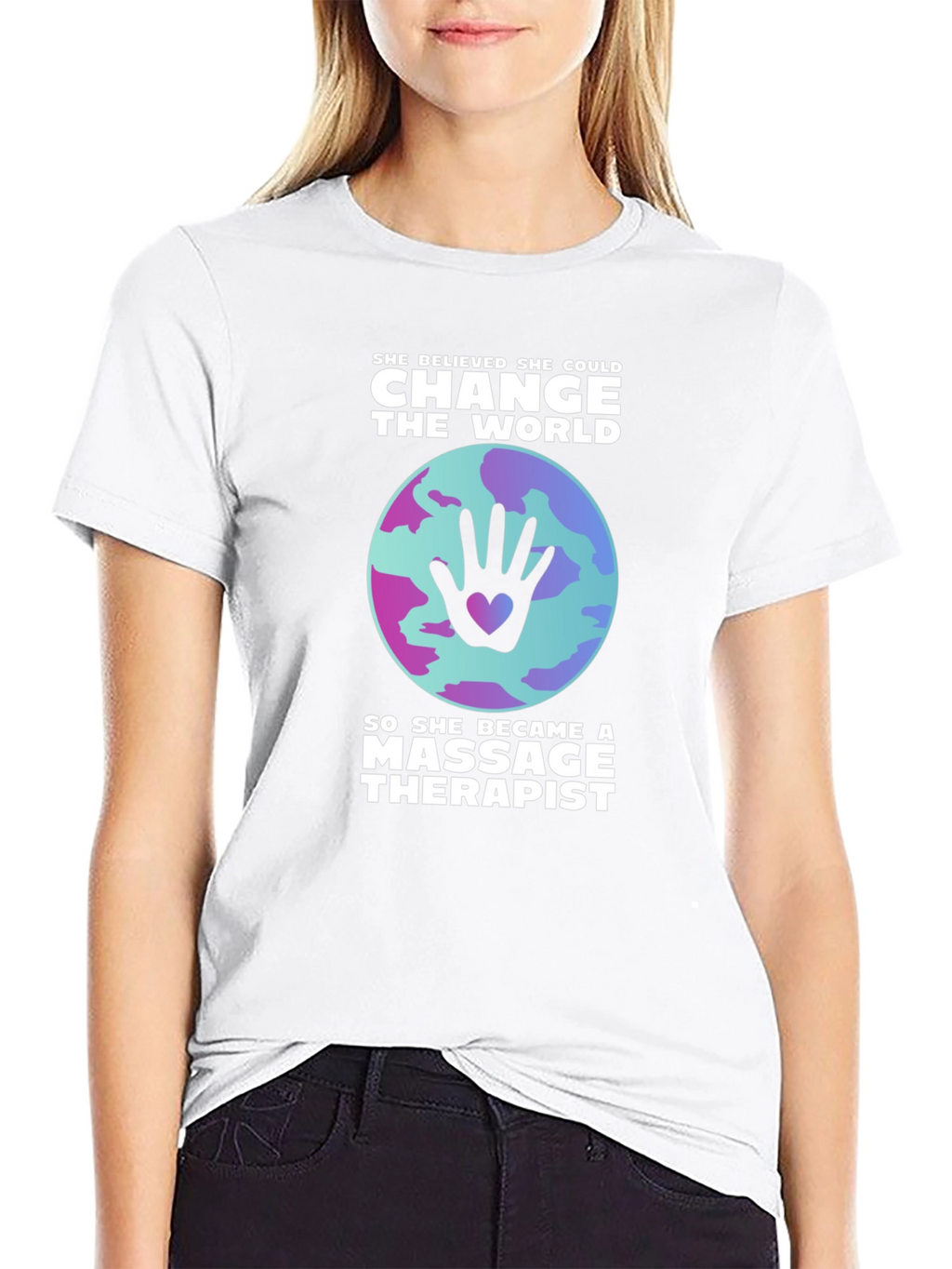 Massage Therapist Change the World T-Shirt