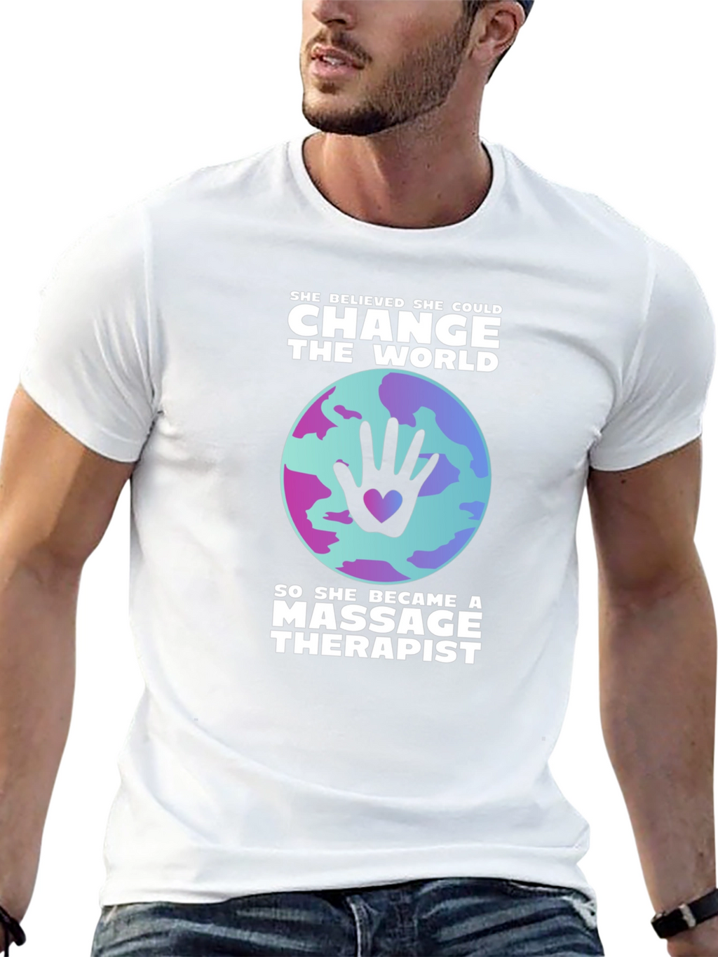 Massage Therapist Change the World T-Shirt