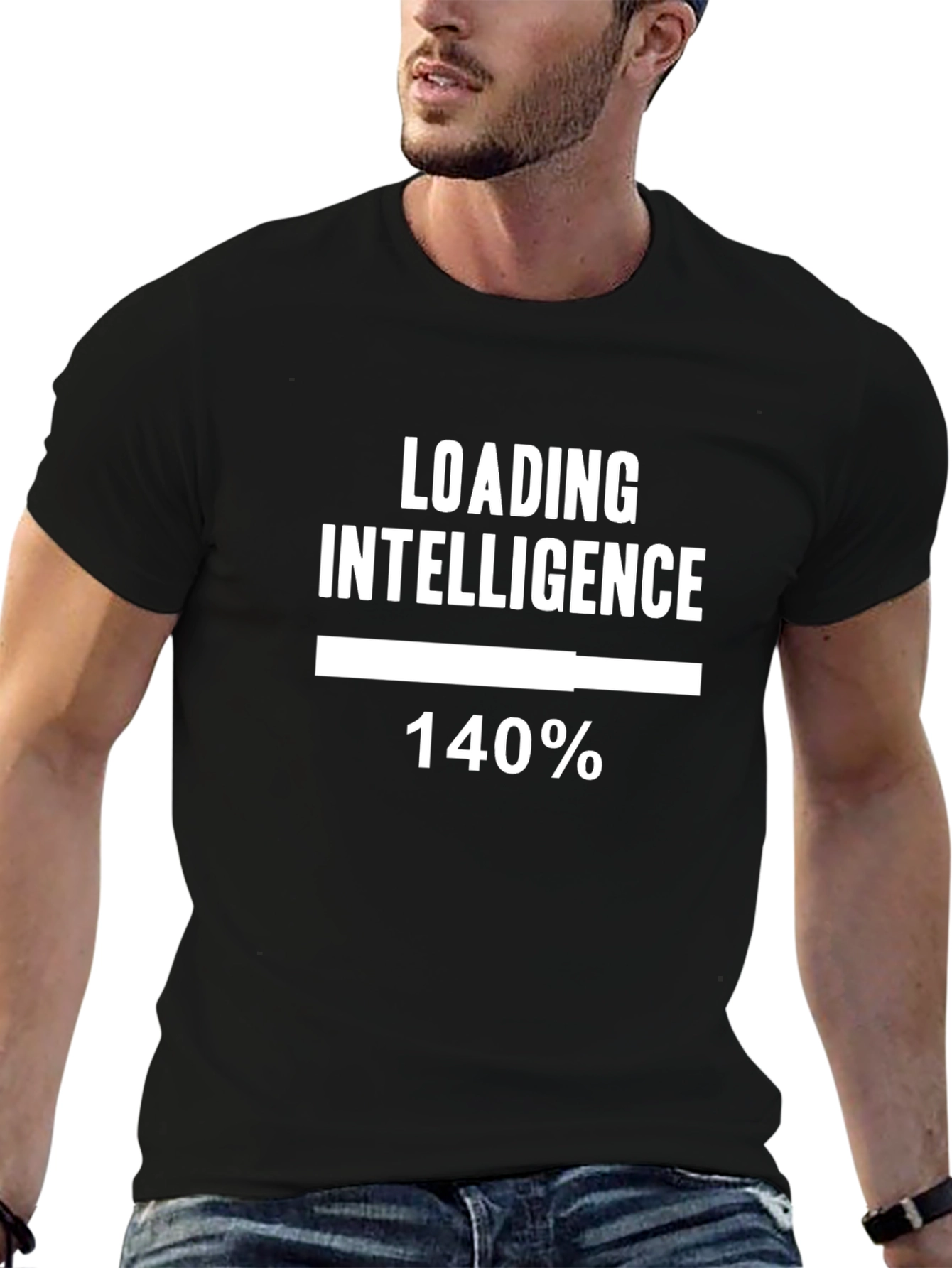 Loading Intelligence T-Shirt - Funny Geek Nerd Tee