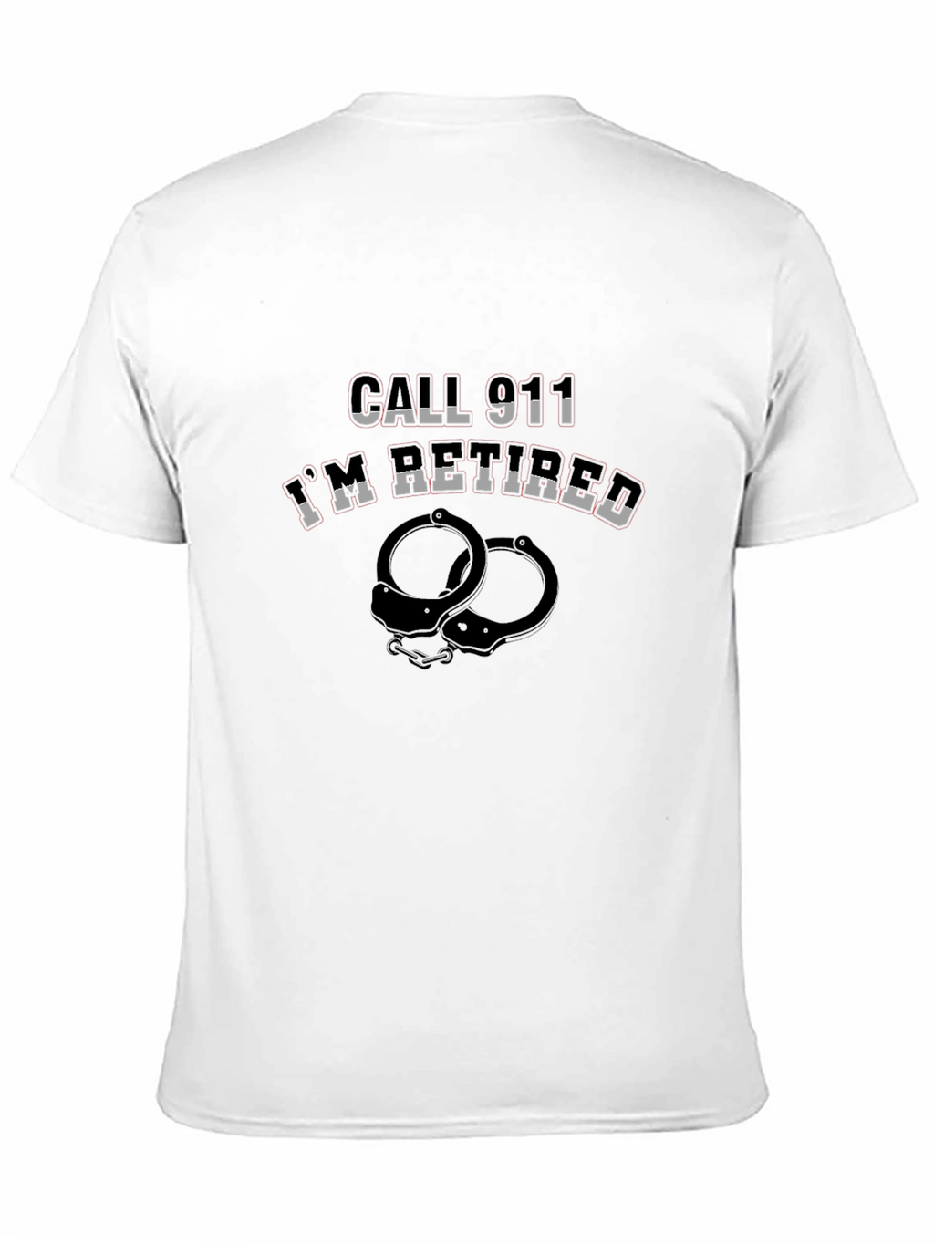 Retired Police Officer T-Shirt Funny Graphic Tee
