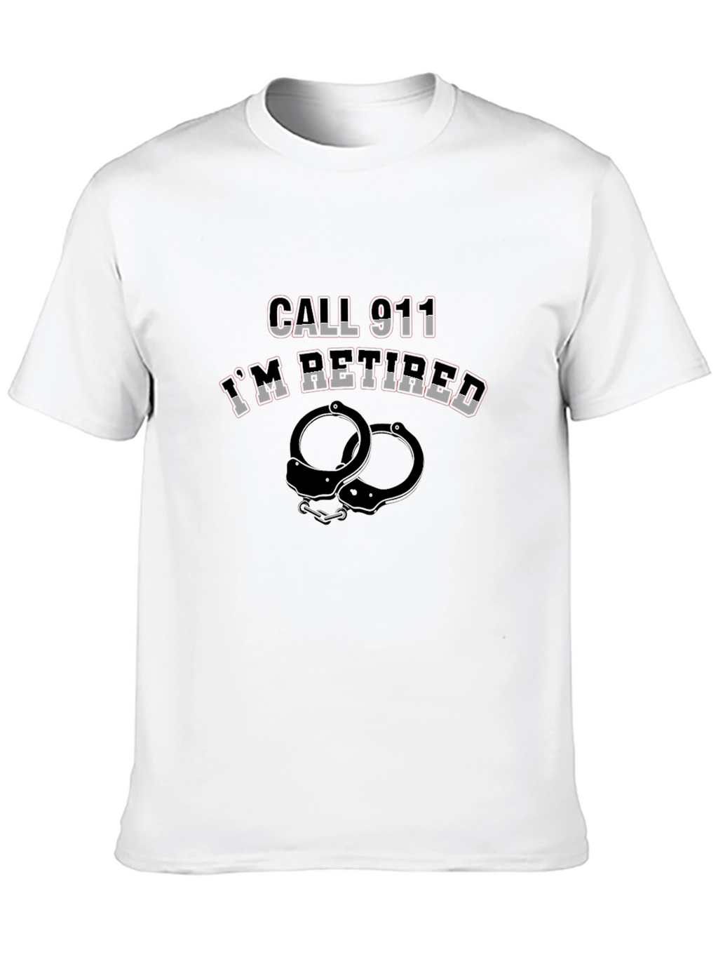 Retired Police Officer T-Shirt Funny Graphic Tee