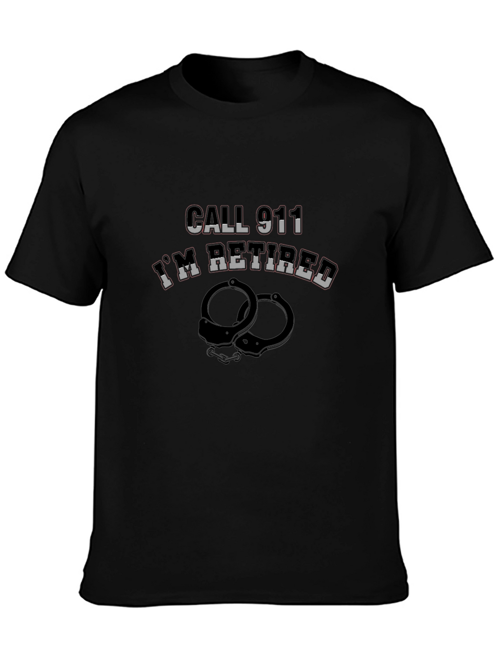 Retired Police Officer T-Shirt Funny Graphic Tee