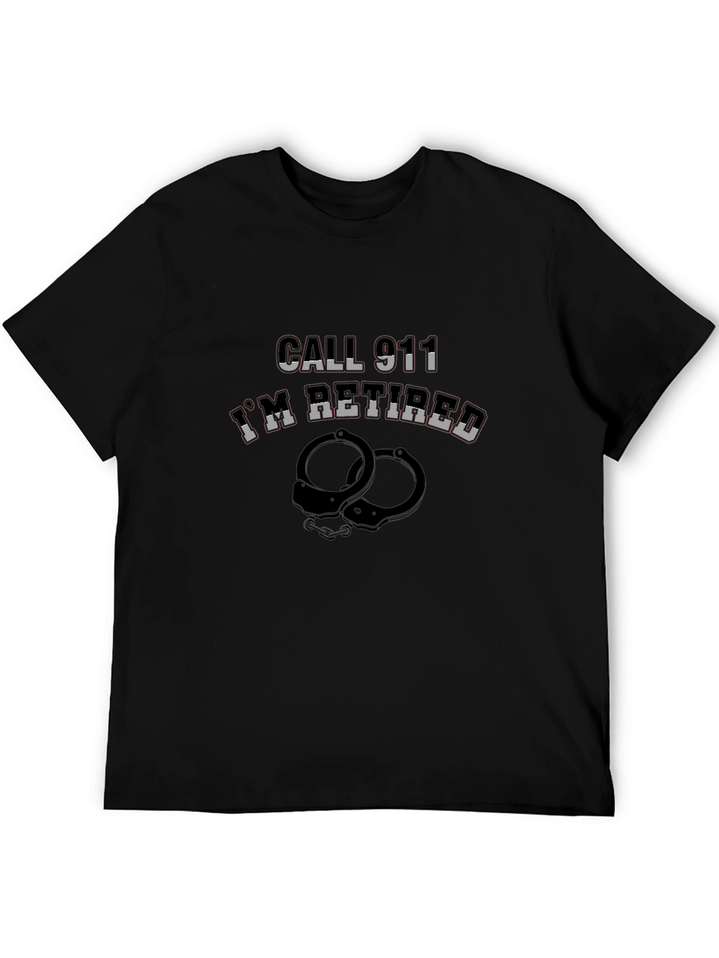 Retired Police Officer T-Shirt Funny Graphic Tee