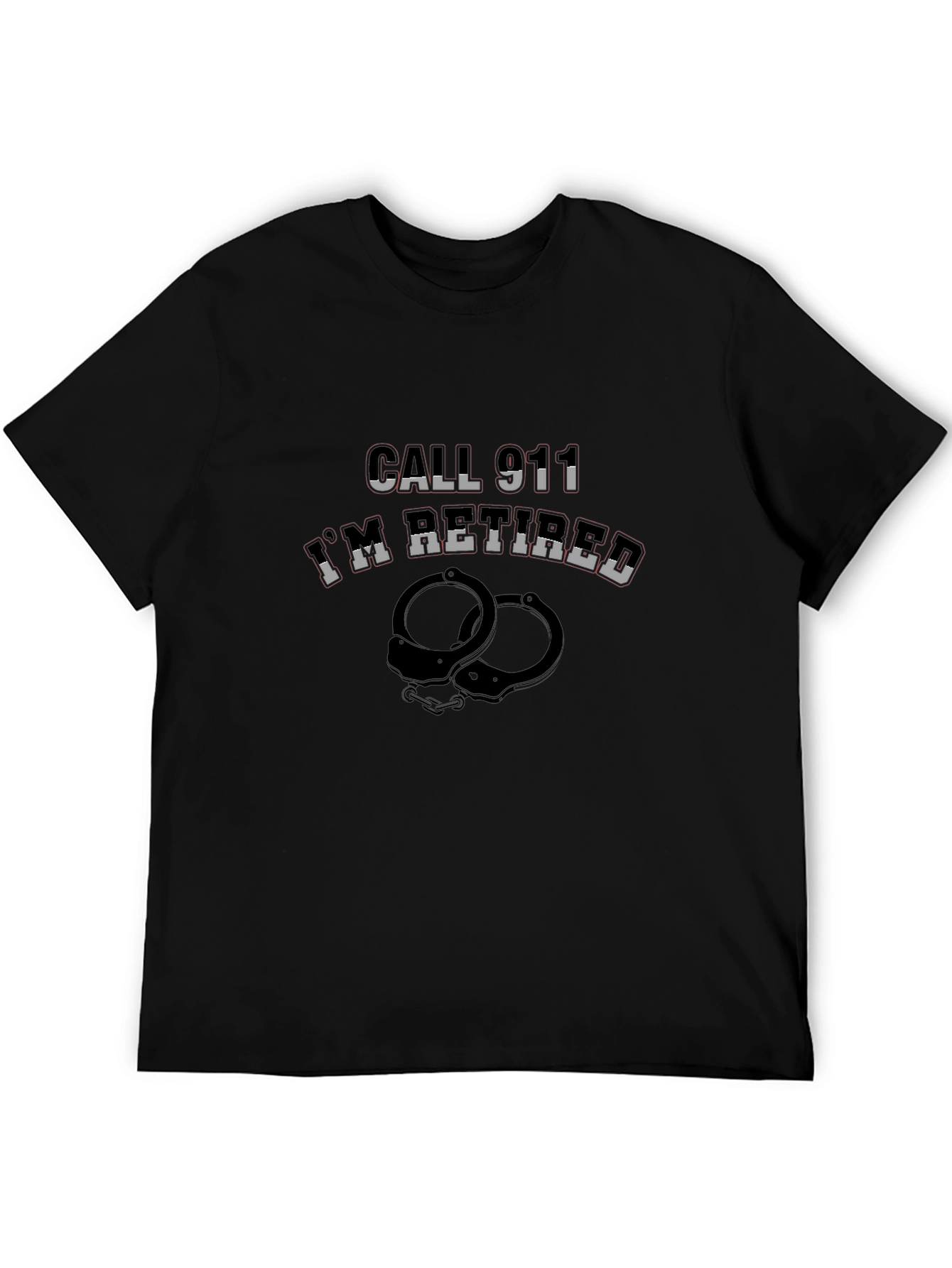 Retired Police Officer T-Shirt Funny Graphic Tee
