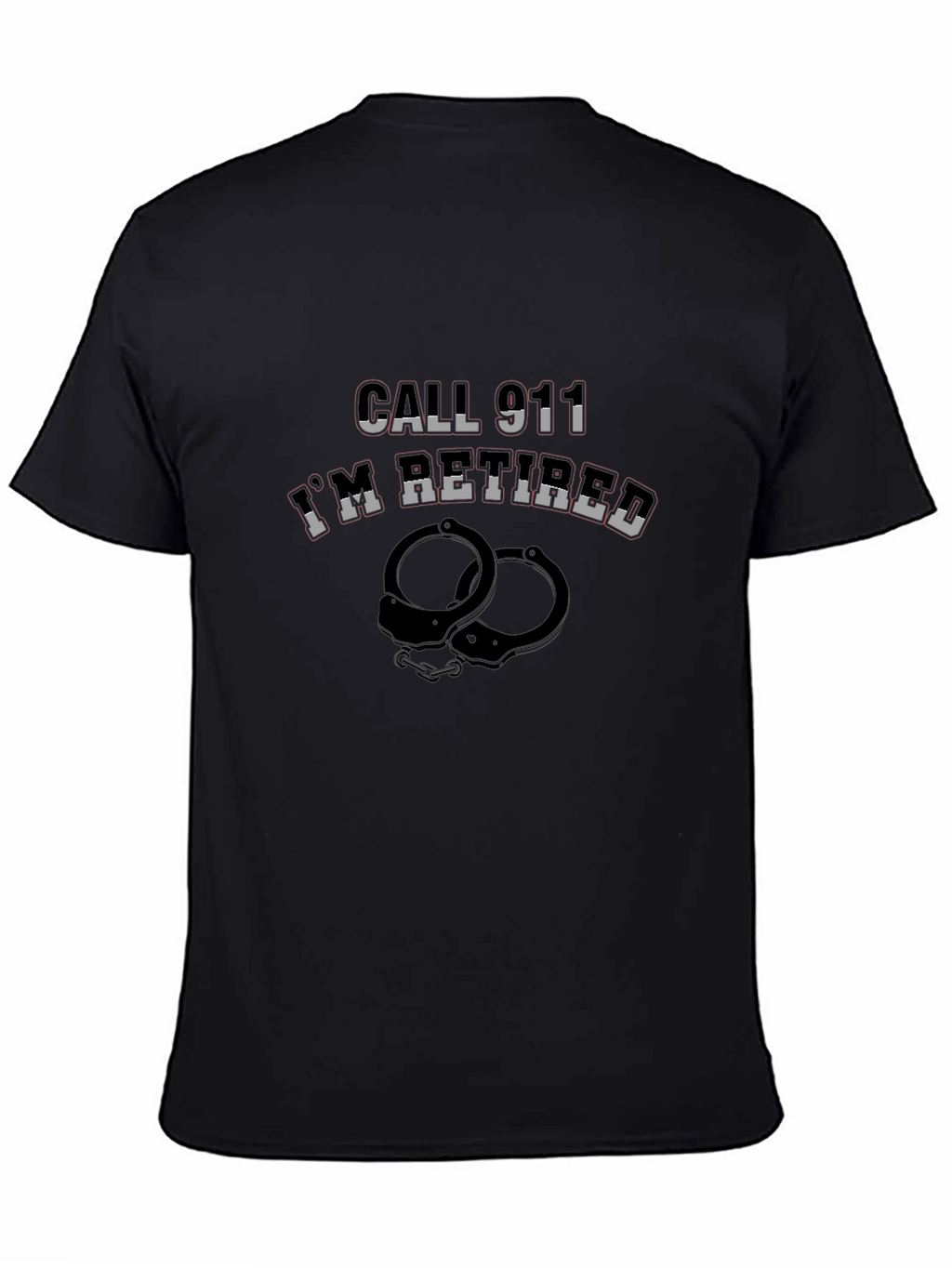 Retired Police Officer T-Shirt Funny Graphic Tee