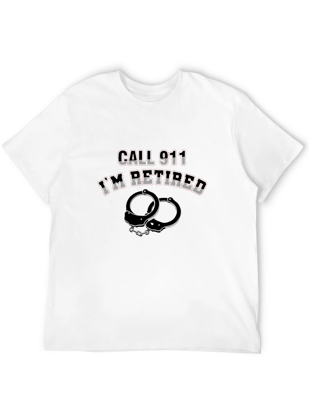 Retired Police Officer T-Shirt Funny Graphic Tee