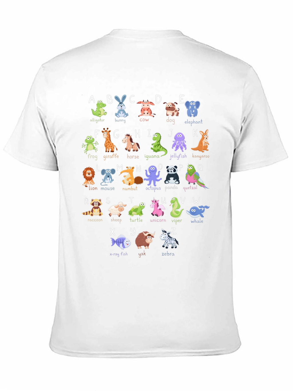 Animal Alphabet T-Shirt - Educational Kids Tee
