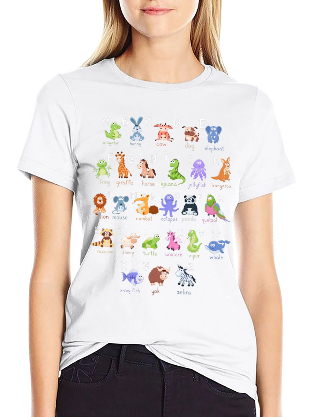 Animal Alphabet T-Shirt - Educational Kids Tee