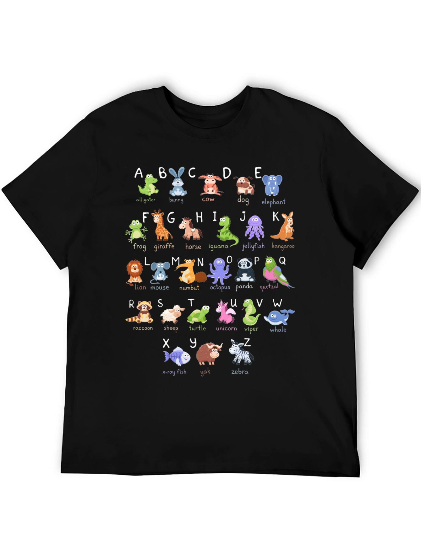 Animal Alphabet T-Shirt - Educational Kids Tee