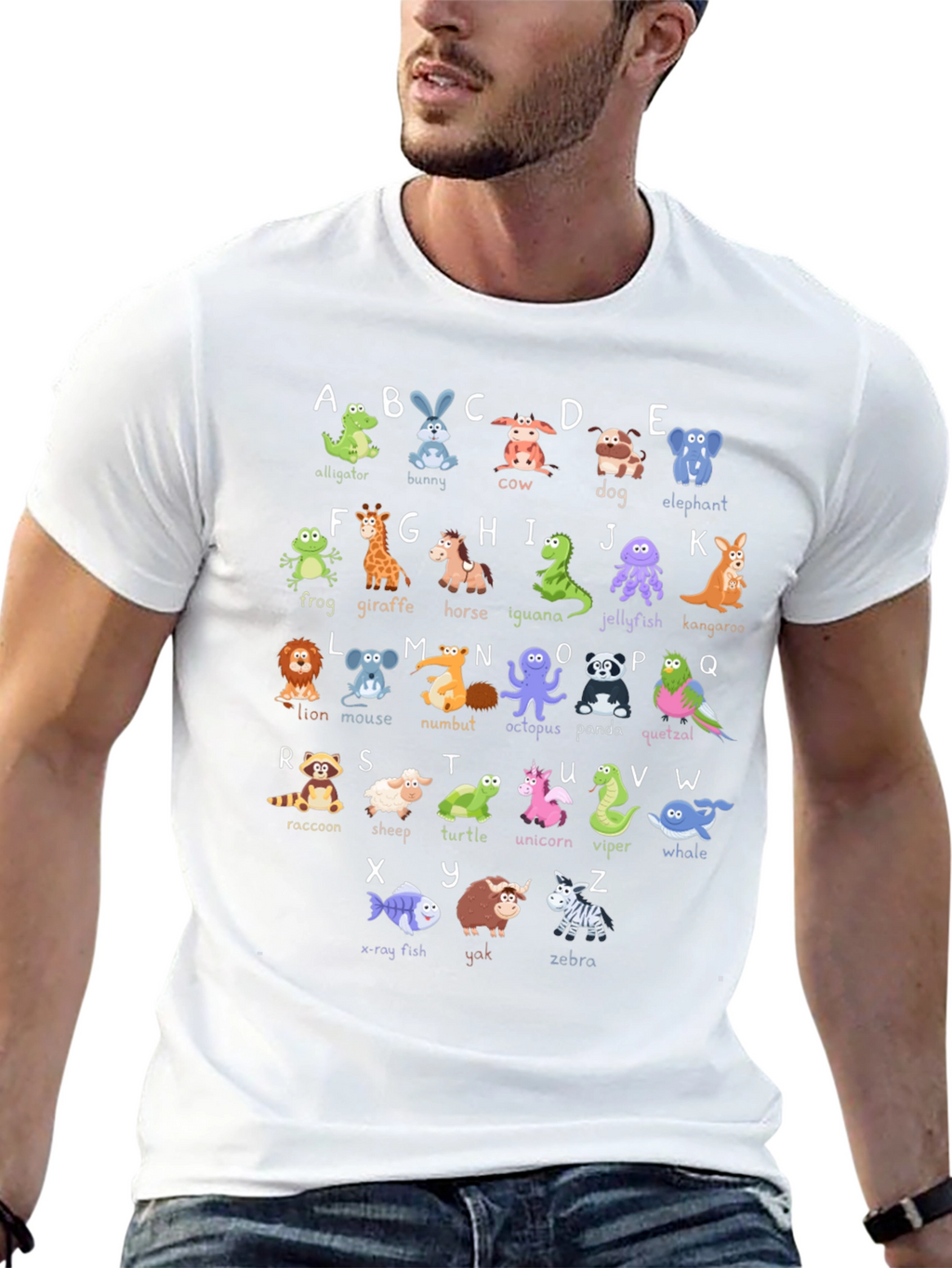 Animal Alphabet T-Shirt - Educational Kids Tee