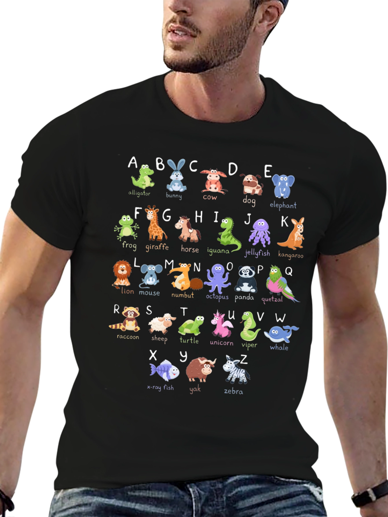 Animal Alphabet T-Shirt - Educational Kids Tee
