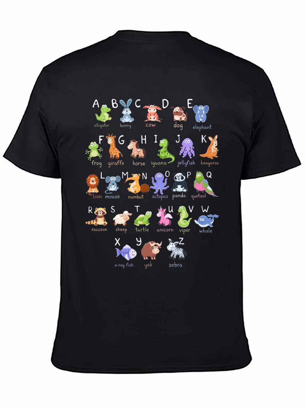Animal Alphabet T-Shirt - Educational Kids Tee