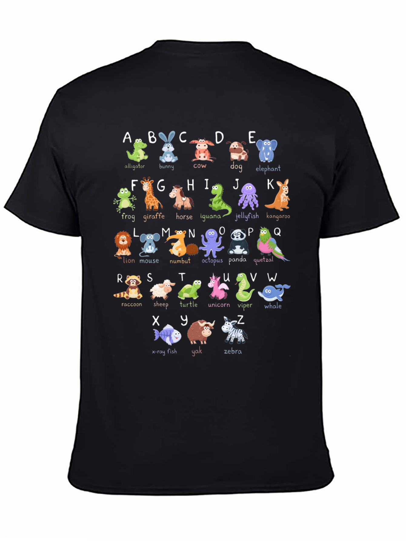 Animal Alphabet T-Shirt - Educational Kids Tee