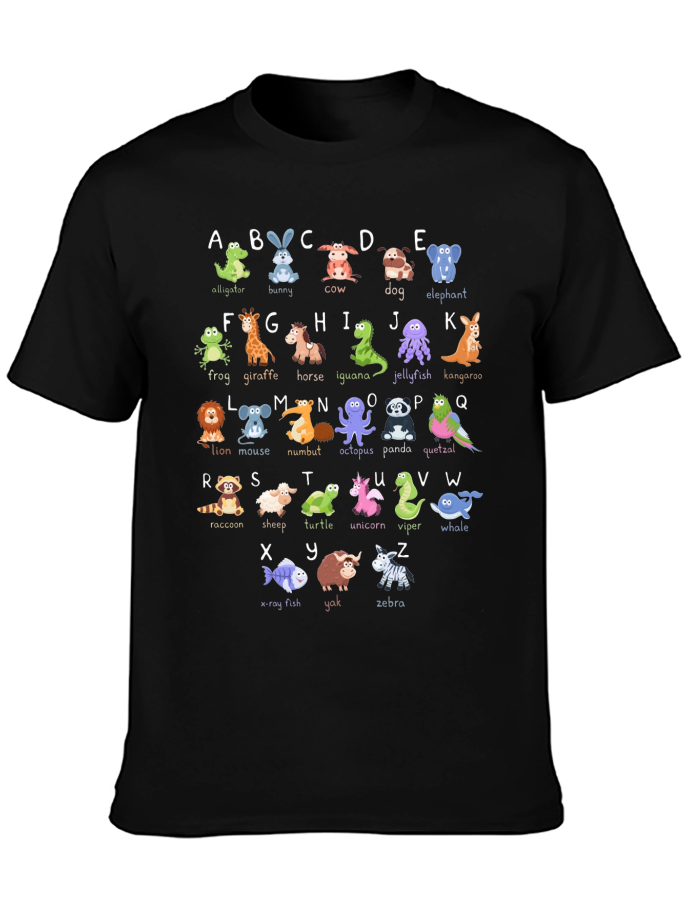 Animal Alphabet T-Shirt - Educational Kids Tee