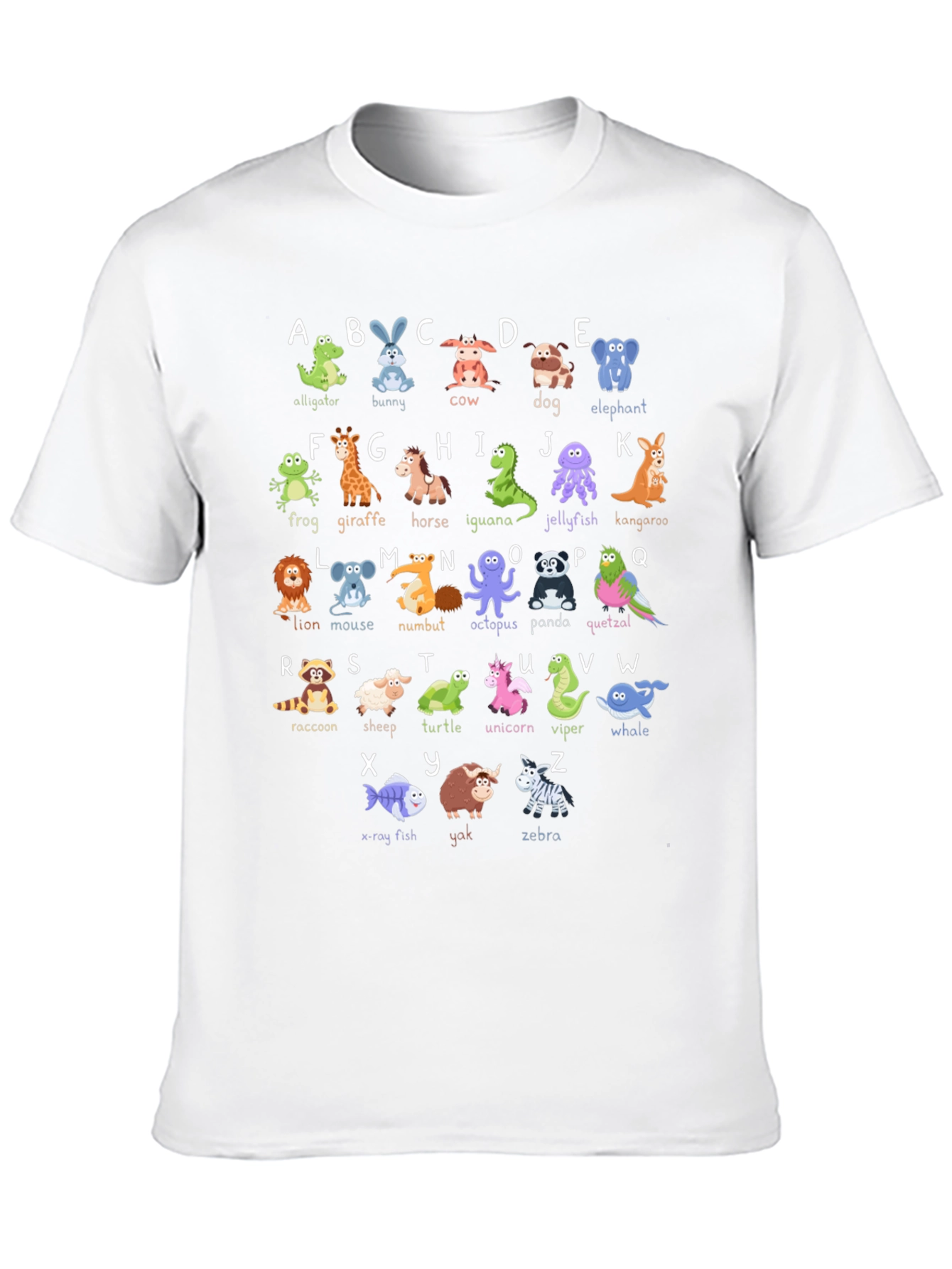 Animal Alphabet T-Shirt - Educational Kids Tee