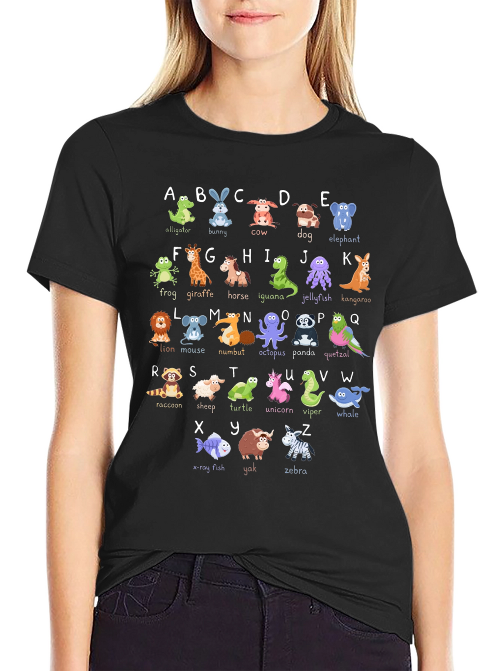 Animal Alphabet T-Shirt - Educational Kids Tee