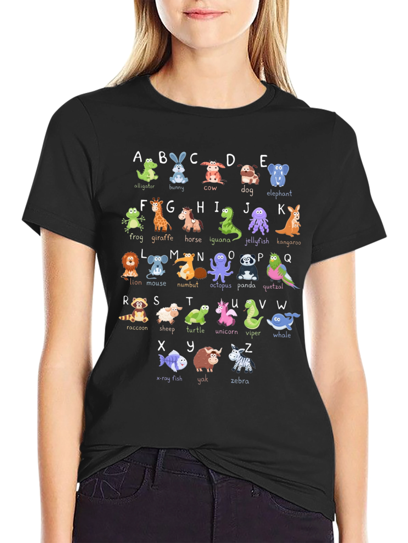 Animal Alphabet T-Shirt - Educational Kids Tee