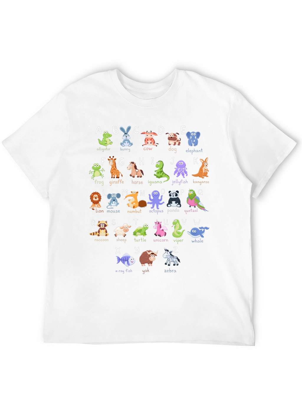 Animal Alphabet T-Shirt - Educational Kids Tee