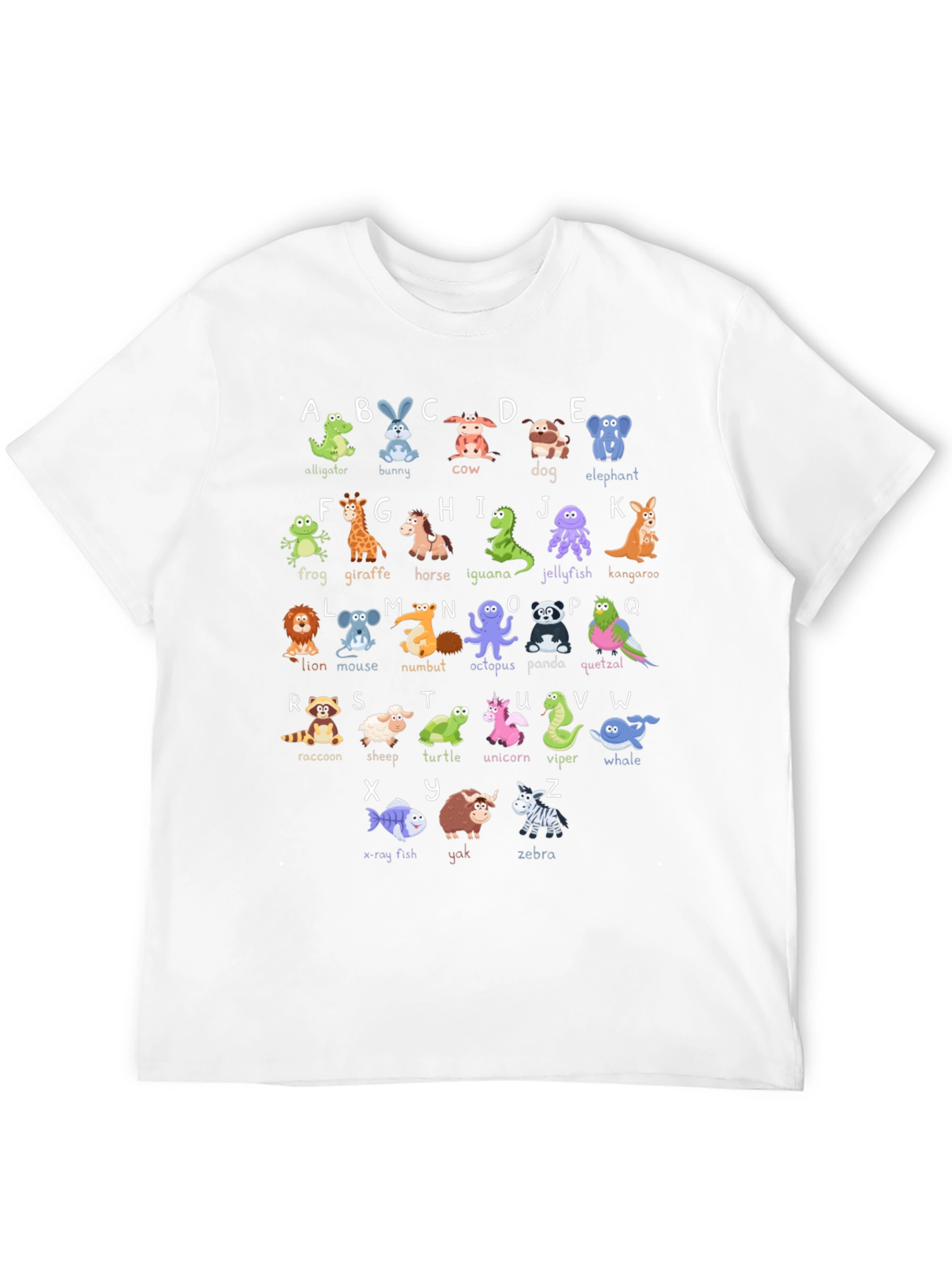 Animal Alphabet T-Shirt - Educational Kids Tee